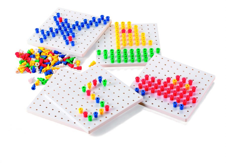 Peg Boards & Pegs Stackable Evans Educational Ltd.