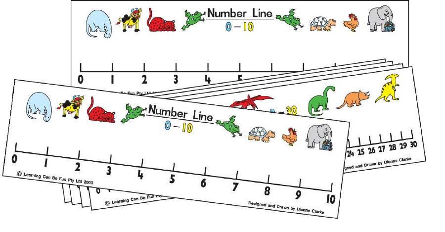 Student Number Line 0 30 Evans Educational Ltd