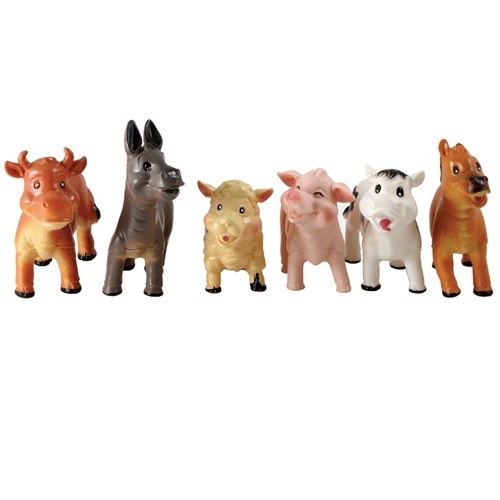 Soft Squeezy Farm Animals 6 Evans Educational Ltd