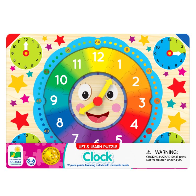 Lift &amp; Learn Clock Puzzle