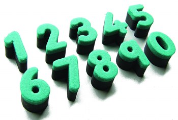 Numbers Sponges pk 10