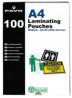 A4 Laminating Sheets  -  250g