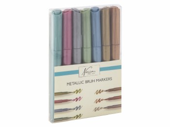 Metallic Brush markers set 7