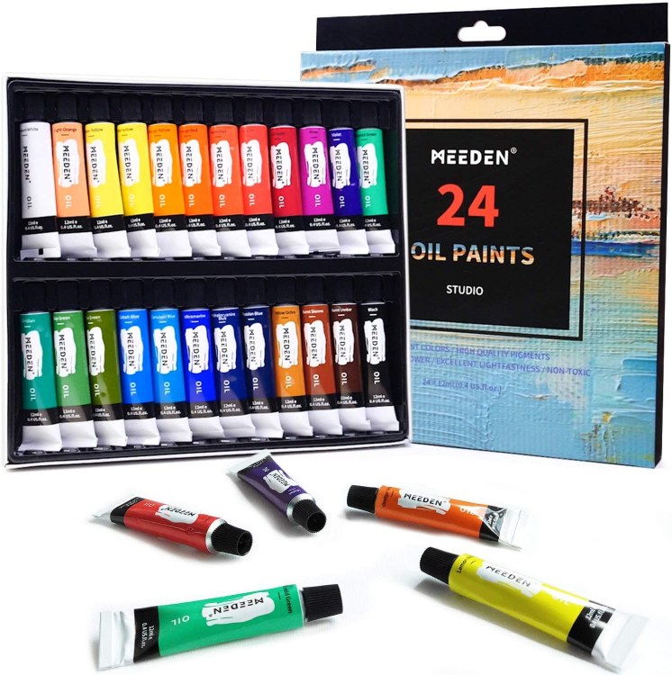 Oil Paint Set 12ml x 24 Evans Educational Ltd.