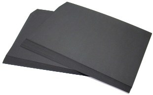 A3 Black Sugar Paper (250)