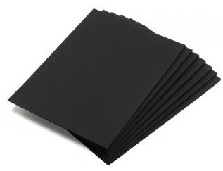 A4 Black Card (50)