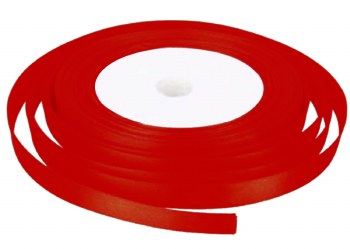 Satin Ribbon (6mm) Red