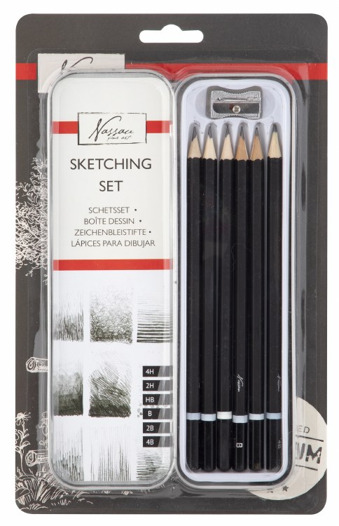 Sketching Pencils Tin Set