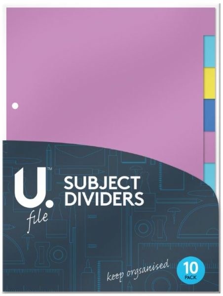 Subject Dividers - 10 part