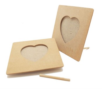 Wooden  HeartPhoto Frame