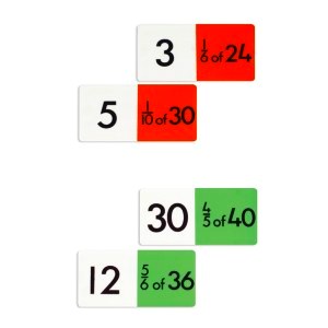 Number Fraction Dominos