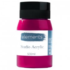 Elements Acrylic - Dk. Magenta