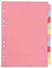 Subject Dividers - 10 part