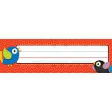 Desk Name Plates - Birdy