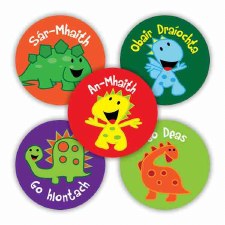 Irish Merit Stickers - Dino's