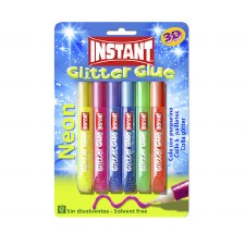 Neon Glitter Glue Pens (6)