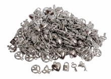 Silver Charm Beads (200)