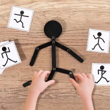 Stick Person Figure Tray