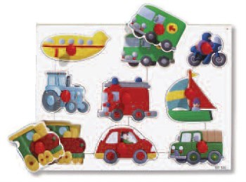 Big Peg Puzzles Vehicles