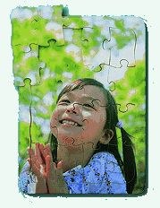 Puzzle Emotions Smiling Girl