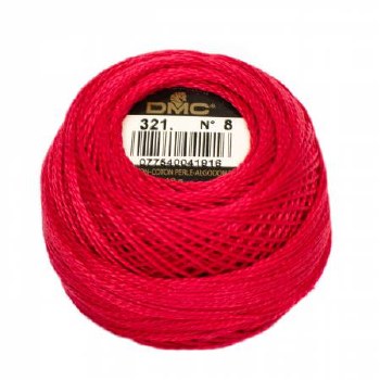 DMC Pearl Cotton 321 Chr Red