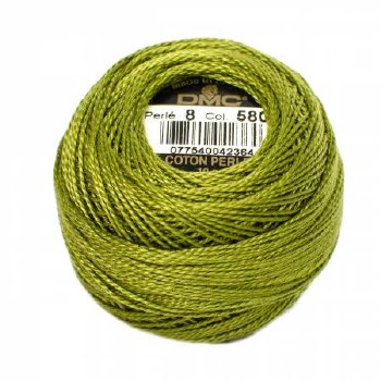 DMC Pearl Cotton 580 Dk Moss