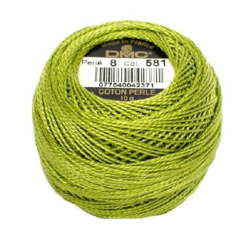 DMC Pearl Cotton 581 Moss