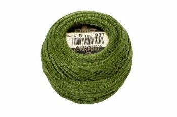 DMC Pearl Cotton 937 Avocado