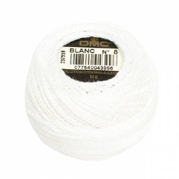 DMC Pearl Cotton White