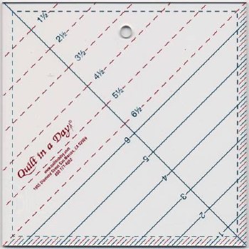 Triangle Square Up Ruler 6 1/2