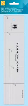 Slide Along Log Cabin Ruler