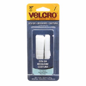Velcro 3/4" White x 30"