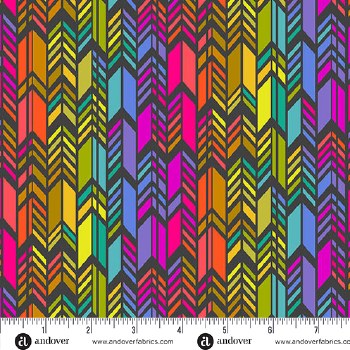 Color Wheel Feathers Night