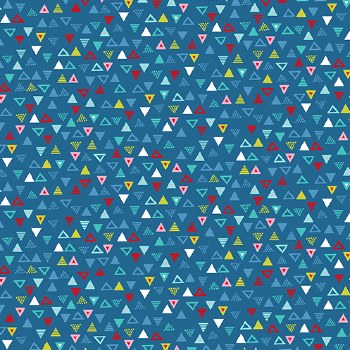Pool Party Triangles Blue
