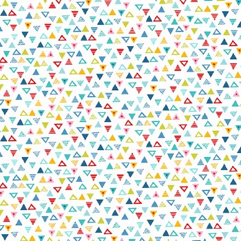 Pool Party Triangles White