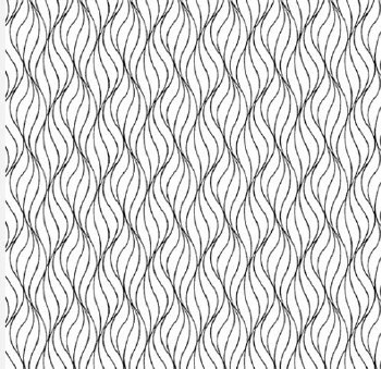 Century Black on White Waves