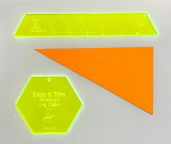 Slide and Trim Hexagon Log Cab
