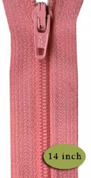 Zipper 14" Pink Frosting