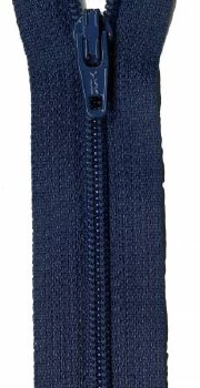 Zipper 22" Navy Blue