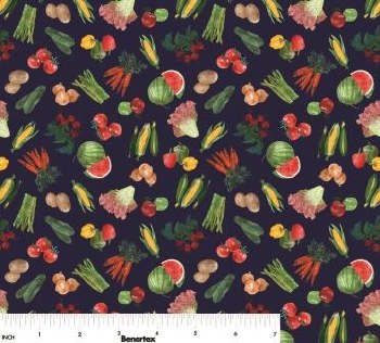 Shop Hop 2025 Veggies Navy