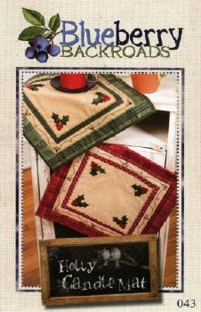 Holly Candle Mat