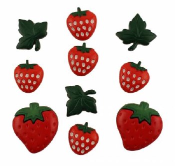 Strawberry Fields Buttons