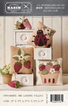 Strawberry and Ladybug Pillows