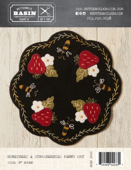 Honeybees & Strawberries Mat