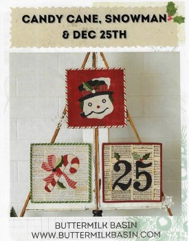 Candy Cane, Snowman & Dec 25th