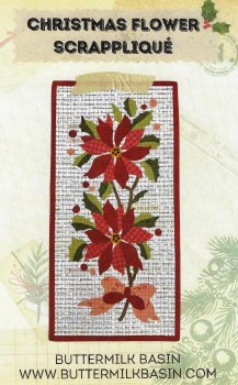 Christmas Flower Scrapplique