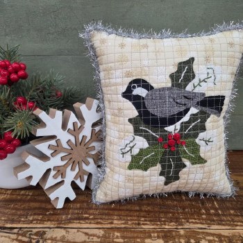 Scrapplique Chickadee Pllw Kit