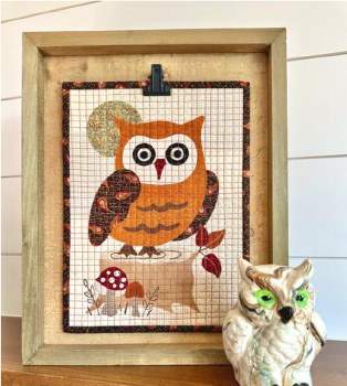 Scrappy Applique Owl