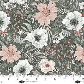 Petals & Pewter Large Floral