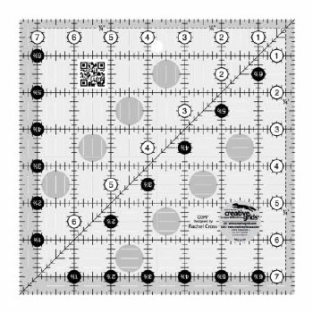 Ruler, Creative Grid 7 1/2" SQ